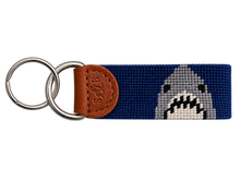 Load image into Gallery viewer, Jaws-MV Island Key Fob (Dark Navy - Red Island)