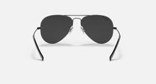 Load image into Gallery viewer, AVIATOR LARGE METAL BLACK w/ BLACK METAL