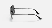 Load image into Gallery viewer, AVIATOR LARGE METAL BLACK w/ BLACK METAL