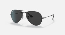 Load image into Gallery viewer, AVIATOR LARGE METAL BLACK w/ BLACK METAL