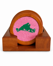 Load image into Gallery viewer, Martha's Vineyard Needlepoint Island Coasters