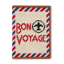 Load image into Gallery viewer, Bon Voyage Needlepoint Passport Case