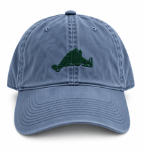Load image into Gallery viewer, MV Island Shape Needlepoint Hat