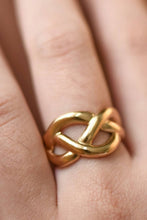 Load image into Gallery viewer, Steel Knot Open Ring