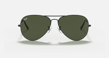 Load image into Gallery viewer, AVIATOR LARGE METAL GUNMETAL w/ G-15 GREEN METAL
