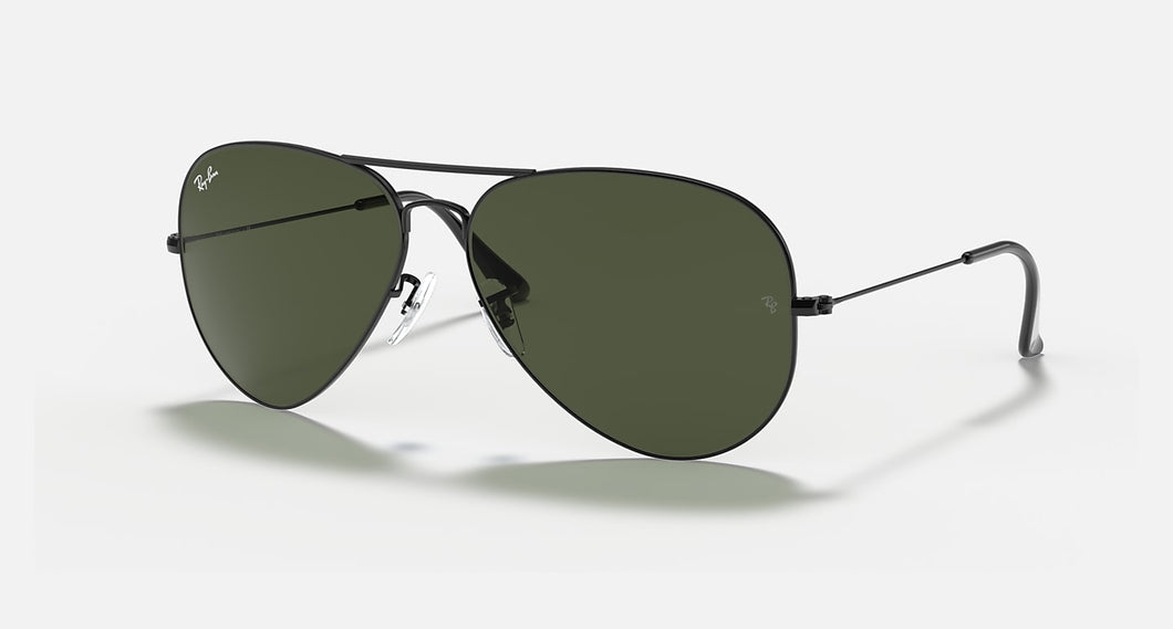 AVIATOR LARGE METAL GUNMETAL w/ G-15 GREEN METAL