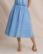 Load image into Gallery viewer, Gigi Eyelt Midi Skirt
