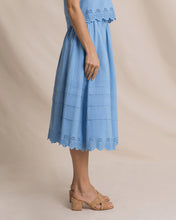 Load image into Gallery viewer, Gigi Eyelt Midi Skirt
