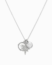 Load image into Gallery viewer, Starburst Triple Charm Pendant Necklace
