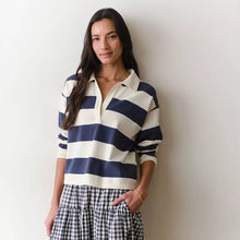 Load image into Gallery viewer, Luxe Sueded Polo Tee
