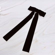 Load image into Gallery viewer, Double Fold Artisan Velvet Bow Hair Clip
