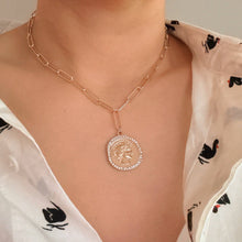 Load image into Gallery viewer, Glam Edge Coin Link Chain Necklace
