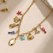 Load image into Gallery viewer, Fish Charm Necklace
