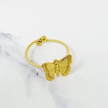 Load image into Gallery viewer, Butterfly Ring - Adjustable
