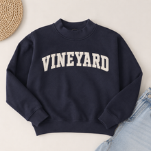 Load image into Gallery viewer, Vineyard Mock Neck Crew
