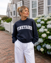 Load image into Gallery viewer, Vineyard Mock Neck Crew

