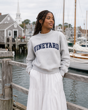 Load image into Gallery viewer, Vineyard Mock Neck Crew
