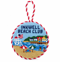 Load image into Gallery viewer, Inkwell Beach Needlepoint Ornament
