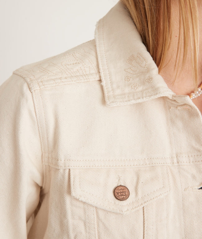 Embroidered Denim Jacket