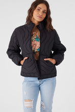 Load image into Gallery viewer, EDEN NYLON WAVE QUILTED ZIP JACKET
