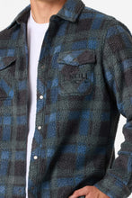 Load image into Gallery viewer, GLACIER PLAID HIGH PILE SUPERFLEECE
