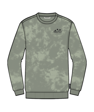 Rising Tide Tie Dye Fleece Crew