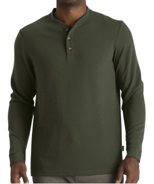 Men's Waffle Long Sleeve Henley