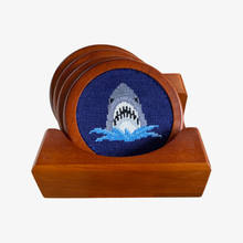 Load image into Gallery viewer, Jaws-MV Island Coasters (Dark Navy-Red Island)
