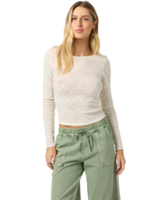 Load image into Gallery viewer, Marliz Lace Long Sleeve Top
