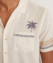 Load image into Gallery viewer, Short Sleeve Border Embroidery Resort Shirt
