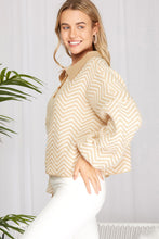 Load image into Gallery viewer, Chevron Printed Sweater
