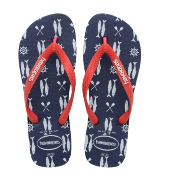 Top Nautical Sandal Navy