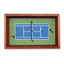 Load image into Gallery viewer, Tennis Overhead Valet Tray (Moss) (Chestnut Wood)
