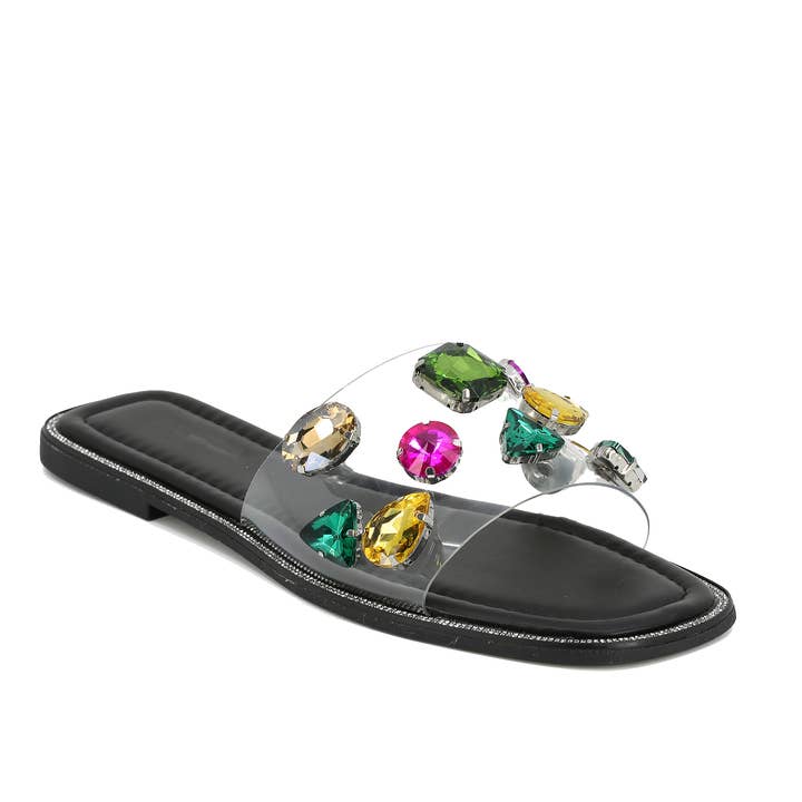 Bejeweled Black Slide