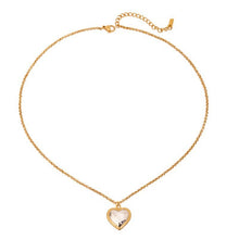 Load image into Gallery viewer, Two-Tone Heart Necklace
