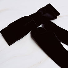 Load image into Gallery viewer, Double Fold Artisan Velvet Bow Hair Clip
