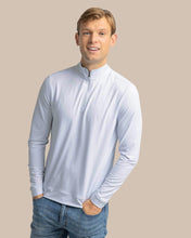 Load image into Gallery viewer, Cruiser Micro-Stripe Heather Quarter Zip Custom
