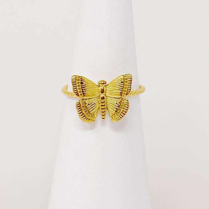 Butterfly Ring - Adjustable