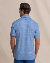 Load image into Gallery viewer, M SS Driver Coral Key Plaid Polo
