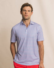 Load image into Gallery viewer, M SS Driver Surfside Retreat Plaid Polo
