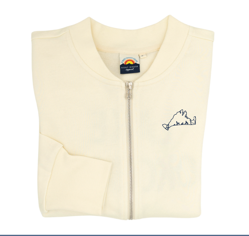 MV Island Ivory Bomber Jacket