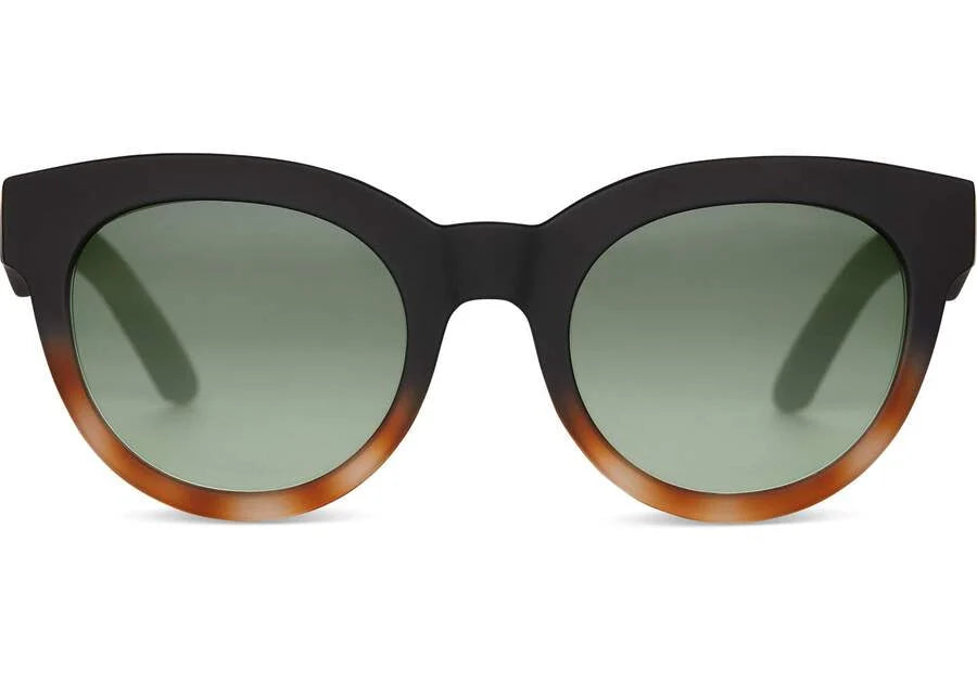 Florentin Matte Black Honey Tortoise