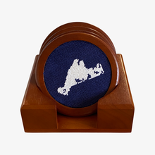 Load image into Gallery viewer, Martha&#39;s Vineyard Island Shape Coaster Set
