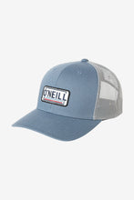 Load image into Gallery viewer, HEADQUARTERS TRUCKER HAT - GREY BLUE

