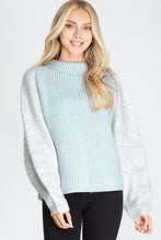 Load image into Gallery viewer, Two-Toned Fluffy Sweater
