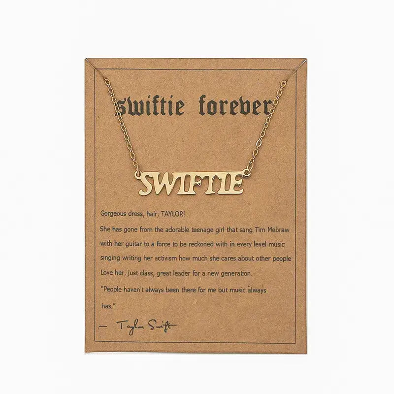 Taylor Swift Swiftie Pendant Necklace Many Styles